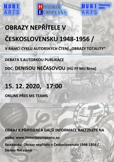 Plakát Obrazy nepřítele v Československu 1948-1956 (2020)